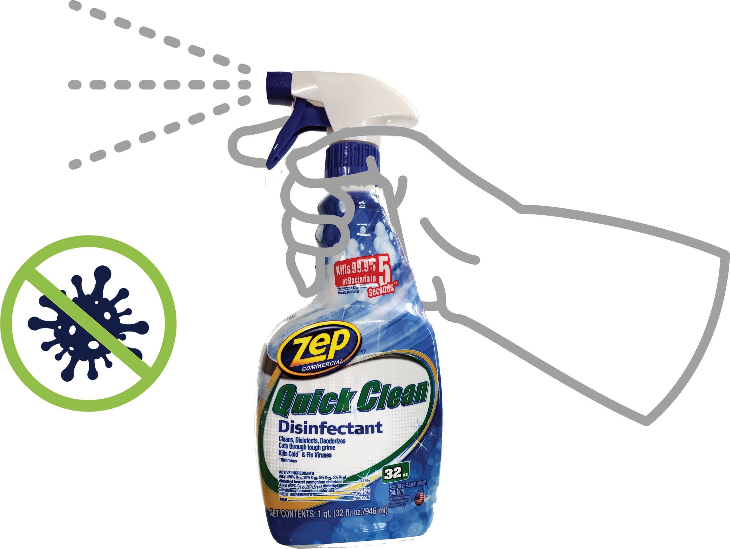 Disinfectant Spray Bottle