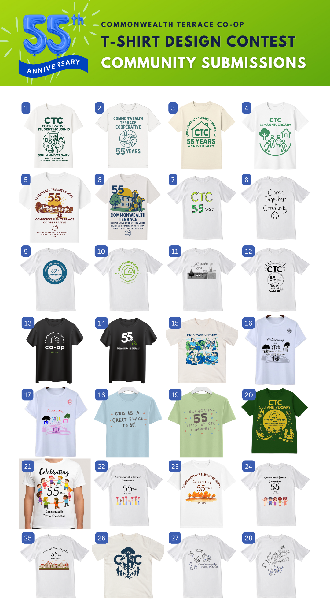 T-Shirt Design Submissions Preview of 28 Designs